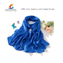 W4159 LINGSHANG dress for woman new product silk wholesale fashion design chiffon shawl scarf